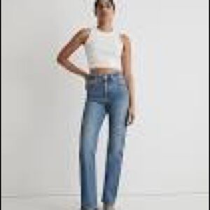 Madewell Women's Straight Leg Jeans - NWT Blue